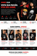Camisetas Akatsuki T Shirt Naruto