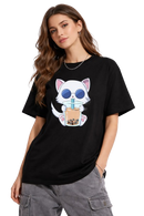 Camiseta Unissex de Algodão Puro Jujutsu Kaisen Satoru Gojo