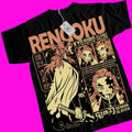 Camiseta Kyojuro Rengoku T-Shirt Slayer Demon Vintage