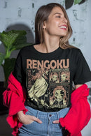 Camiseta Kyojuro Rengoku T-Shirt Slayer Demon Vintage