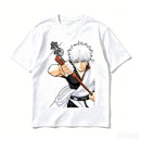 Camiseta Anime GINTOKI T-shirt Retro