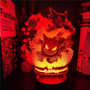 Luminária Pokemon 3D LED USB