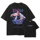 Camiseta Anime Bleach Aizen Sousuke Oversized Vintage
