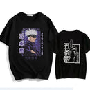 Camiseta Unissex de Algodão Puro Jujutsu Kaisen Satoru Gojo