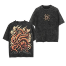Camiseta Kurama T Shirt Naruto Streetwear Kyuubi Vintage