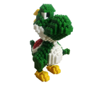 Boneco Yoshi Montável de Blocos de Construção