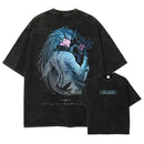 Camiseta Anime Bleach Aizen Sousuke Oversized Vintage