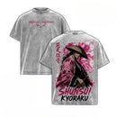 Camiseta Anime BLEACH Kyoraku Shunsui  Tshirts Vintage
