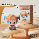 Bonecos Anime One Luffy Blocos de Montar 3D
