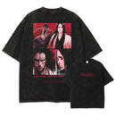 Camiseta Anime Bleach Aizen Sousuke Oversized Vintage