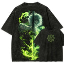 Camiseta Demon Slayer Retro Vintage