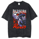 Camiseta Anime Berserk Guts Vintage Oversized