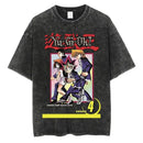 Camiseta Anime Yu-Gi-Oh! Oversized T-Shirt Vintage Streetwear