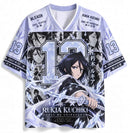 Camiseta de Futebol com Estampa de Animes Bleach
