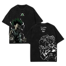 Camiseta Hunter X Hunter Killua Zoldyck Oversized Streetwear