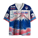 Camiseta Esportiva Unissex Estampada em 3D Oversized Manga Curta Retrô