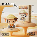 Bonecos Anime One Luffy Blocos de Montar 3D
