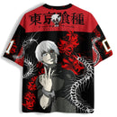 Camisetas de Futebol Anime Tokyo Ghoul Impressos em 3D