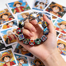 Pulseira de Contas Anime One Piece Monkey D. Luffy