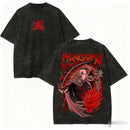 Camiseta Vintage Demon Slayer Anime T Shirt Streetwear Oversized