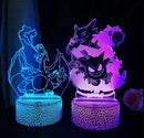 Luminária Pokemon 3D LED USB