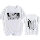 Camiseta Anime Attack on Titan Streetwear  T Shirt