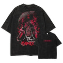 Camiseta Anime Bleach Aizen Sousuke Oversized Vintage