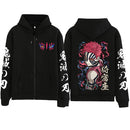 Camisa Anime Demon Slayer Akaza Oversized