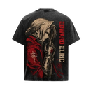 Camiseta Anime Fullmetal Alchemist Edward Elric T-shirts Vintage