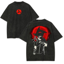 Camiseta Anime Naruto Shisui Uchiha T Shirt Mangekyo Sharingan Vintage Streetwear Oversized Retro