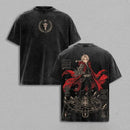 Camiseta Anime Fullmetal Alchemist Edward Elric Retro Oversized