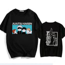 Camiseta Unissex de Algodão Puro Jujutsu Kaisen Satoru Gojo