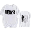 Camiseta Anime Attack on Titan Streetwear  T Shirt