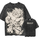 Camiseta Broly Super Saiyan Anime T-Shirt Vintage