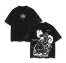 Camiseta Vintage Demon Slayer Anime T Shirt Streetwear Oversized