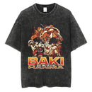 Camiseta Anime Baki Haman Tshirts Vintage