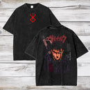 Camiseta Anime Berserk Guts Vintage Oversized