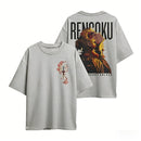 Camiseta Demon Slayer Rengoku Anime T Shirt
