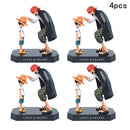 Boneco One Piece  Shanks e Luffy Action