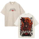 Camiseta Asta Black Clover T Shirt Vintage Oversized Streetwear