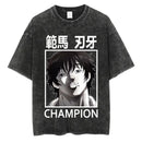 Camiseta Anime Baki Haman Tshirts Vintage