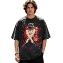Camiseta Kimetsu No Yaiba Anime Vintage Oversized