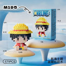 Bonecos Anime One Luffy Blocos de Montar 3D
