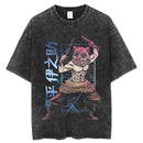 Camiseta Kimetsu No Yaiba Anime Vintage Oversized