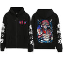 Camisa Anime Demon Slayer Akaza Oversized