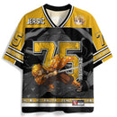 Camiseta Esportiva Oversize Unissex do Anime Demon Slayer Retro