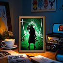 Decoração de Quarto Anime Luffy Zoro