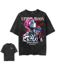 Camiseta Demon Slayer Akaza Vintage Streetwear Oversized