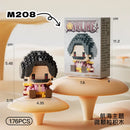 Bonecos Anime One Luffy Blocos de Montar 3D