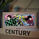 Decoração LED 3D Demon Slayer Anime